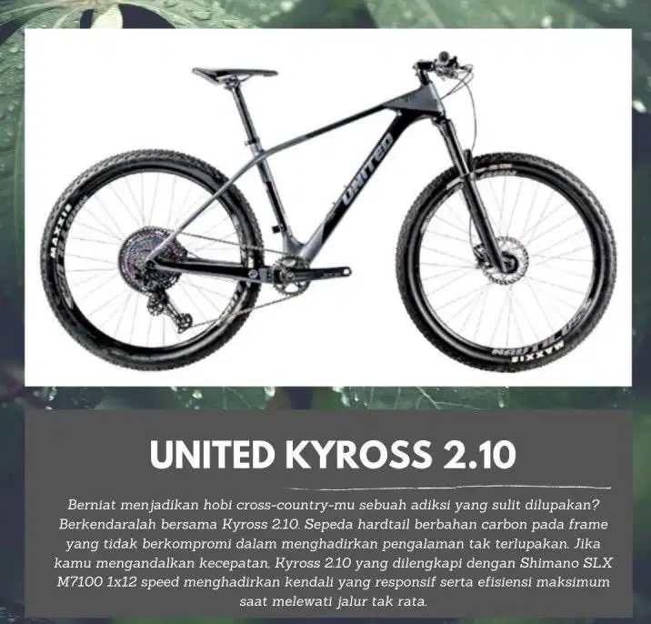 Jual Sepeda MTB United kyross 2.10