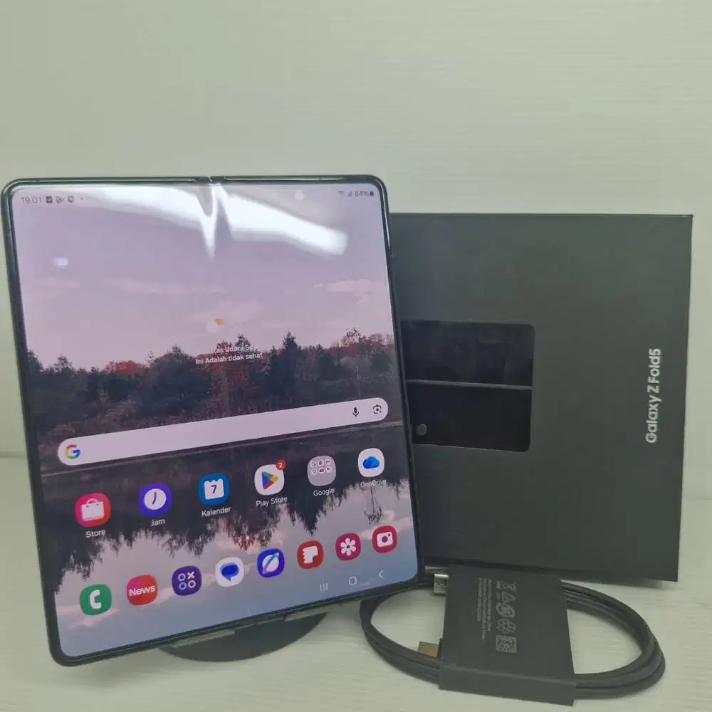 HOT SALE SAMSUNG GALAXY Z FOLD 5 5G 12/256 BLACK LENGKAP