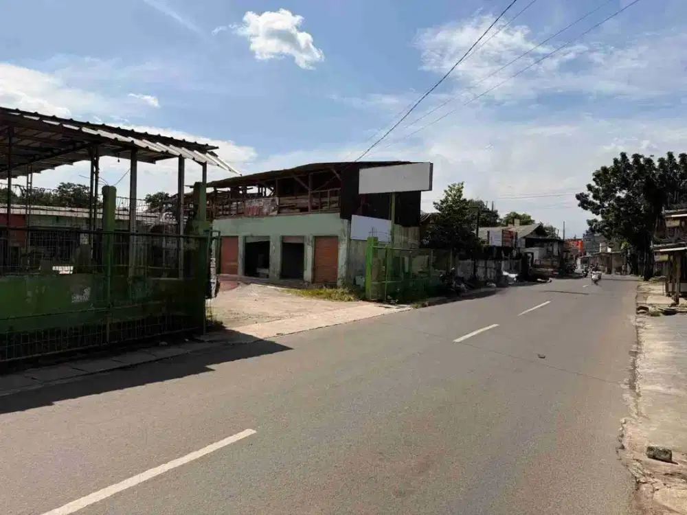 Dijual Tanah di Jatiwarna Pondok Melati Bekasi. Posisi di pinggir jalan Raya. Cocok utk komersil.