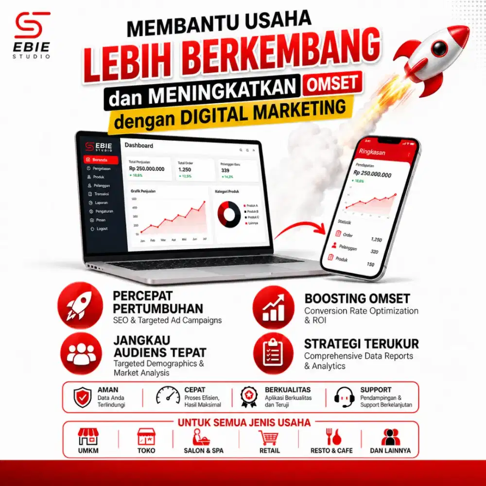 Tingkatkan Omset Bisnis Anda Bersama EBIE STUDIO!