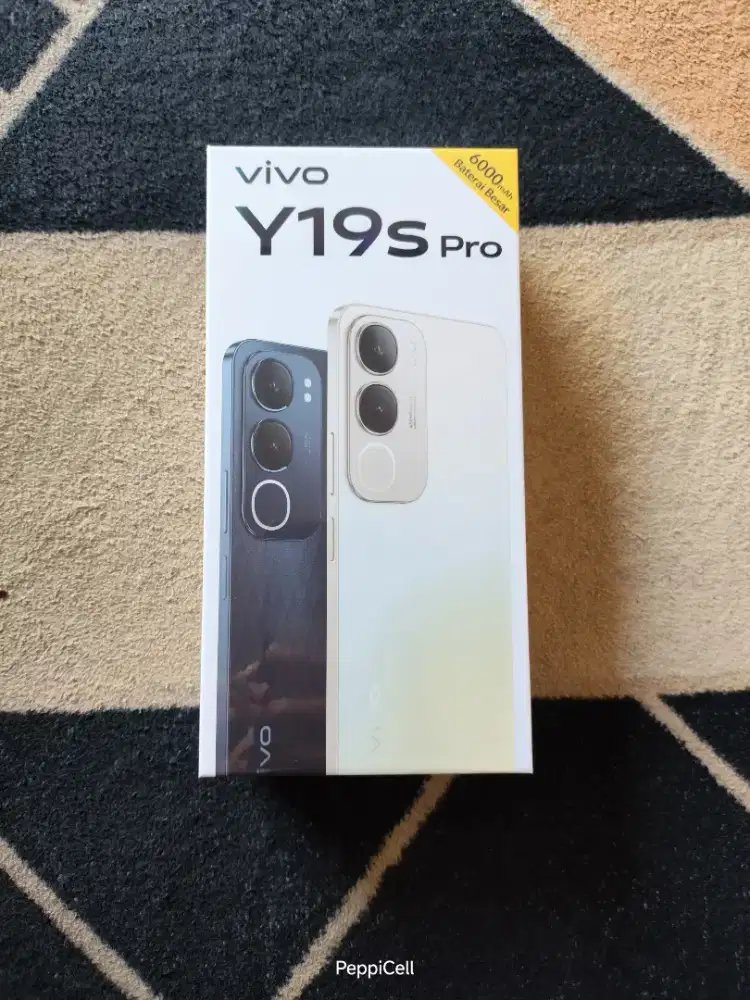 Vivo Y19s Pro 4/64 GB Baterai 6.000 mAh + Flash Charge 44W