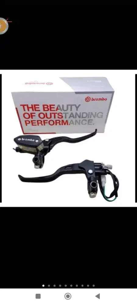 MASTER REM VARIASI 1 SET MERK BREMBO DAN HANDGRIP BARACUDA