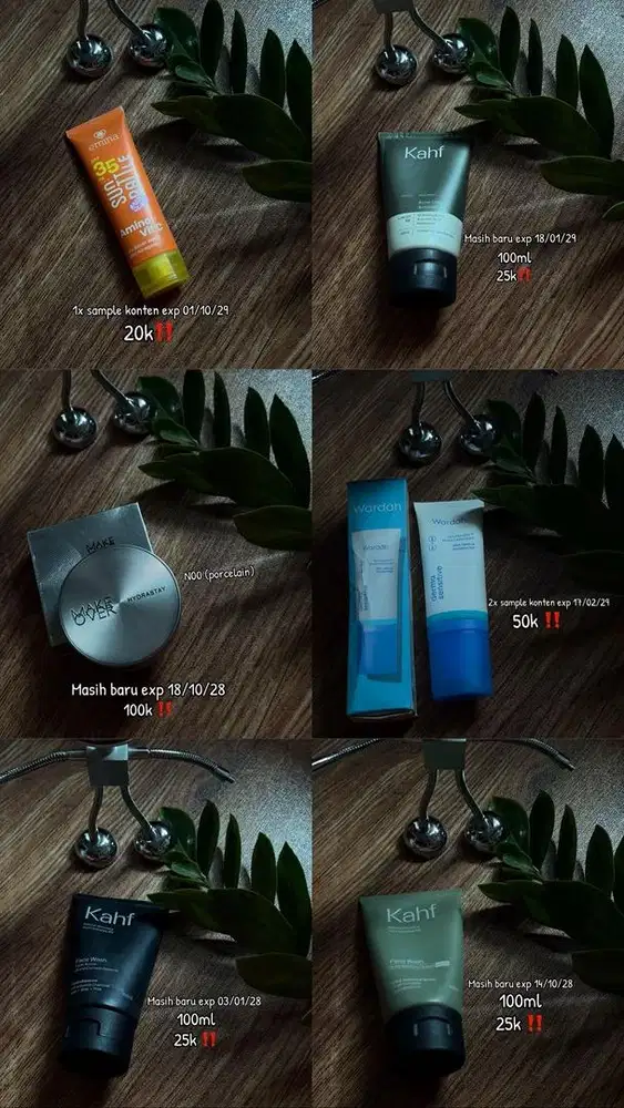 New & Prelove (Produk sample konten)