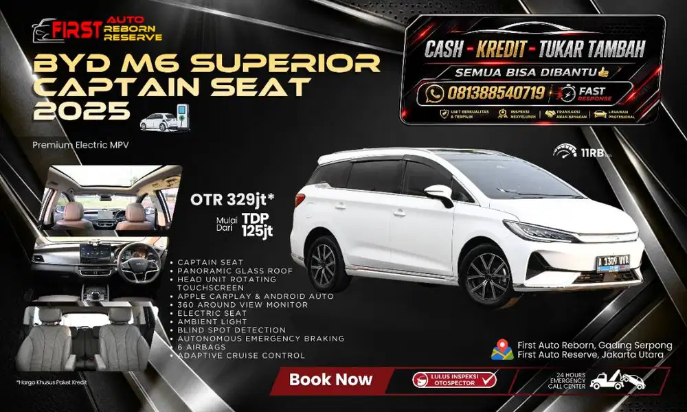 BYD M6 Superior Captain Seat 2025