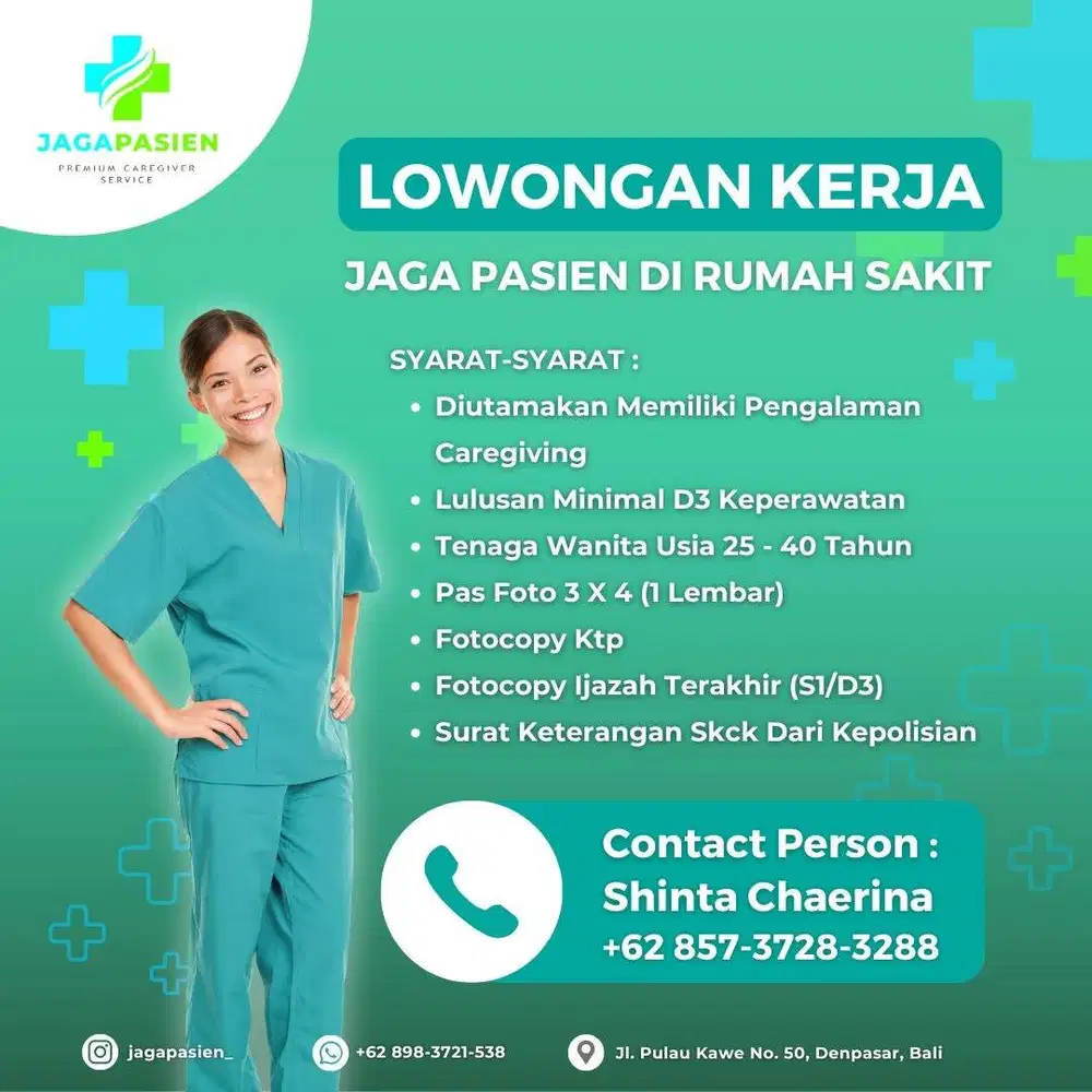 DICARI PERAWAT HOMECARE