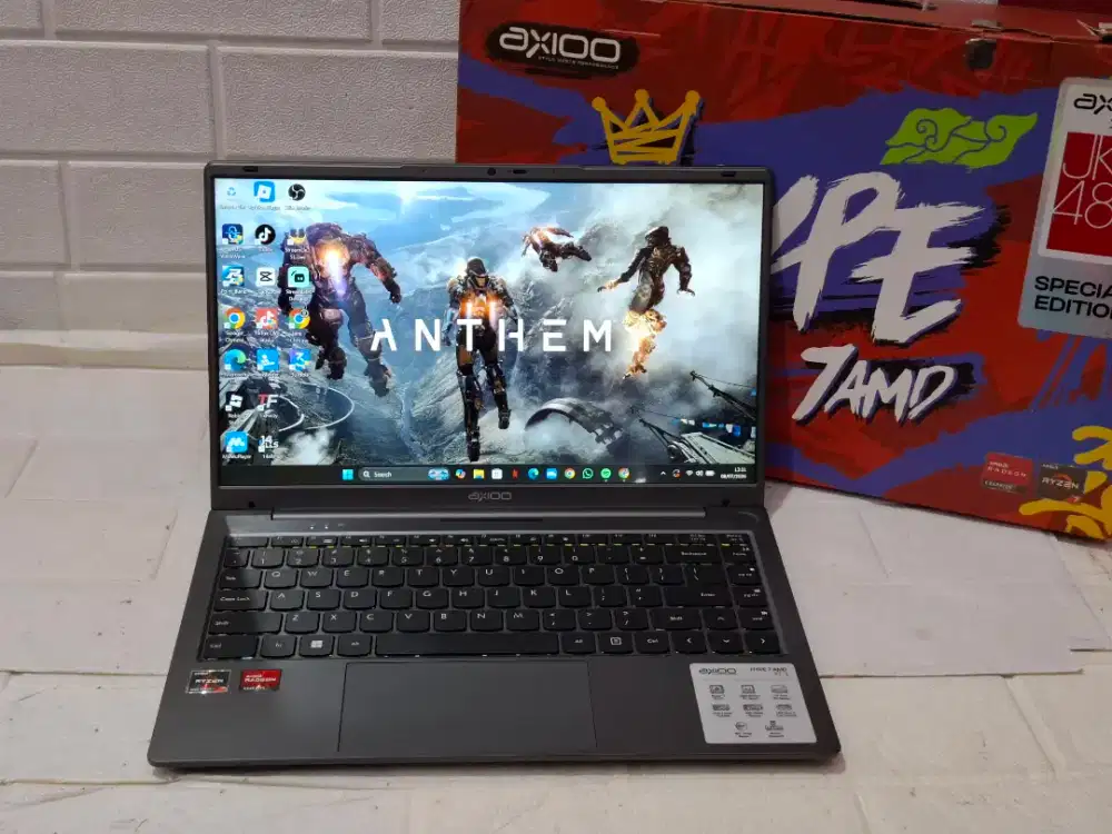 LAPTOP AXIOO Hype 7 AMD X7-2 /AMD Ryzen 7-5825U/RAM 16GB/SSD 512GB