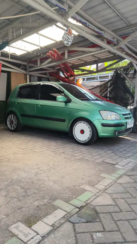 Getz 2004 GL hijau original siap luar kota sudah banyak peremajaan