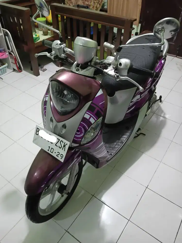 Yamaha Fino 2014 ss lengkap & on, minus pemakaian