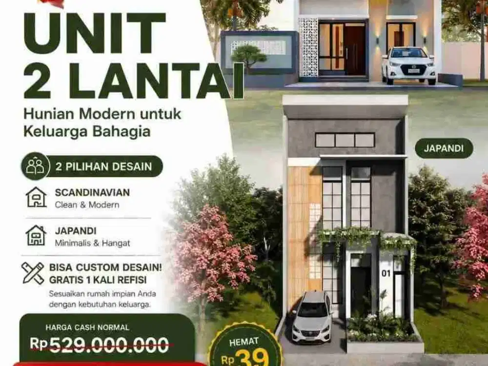 Jual Rumah Baru Cluster Di Cileunyi Bandung Timur Murah, Dekat Tol Bisa KPR Developer
