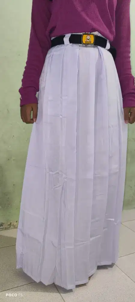 Di jual rok rempel keliling warna putih untuk sekolah (bisa nego)