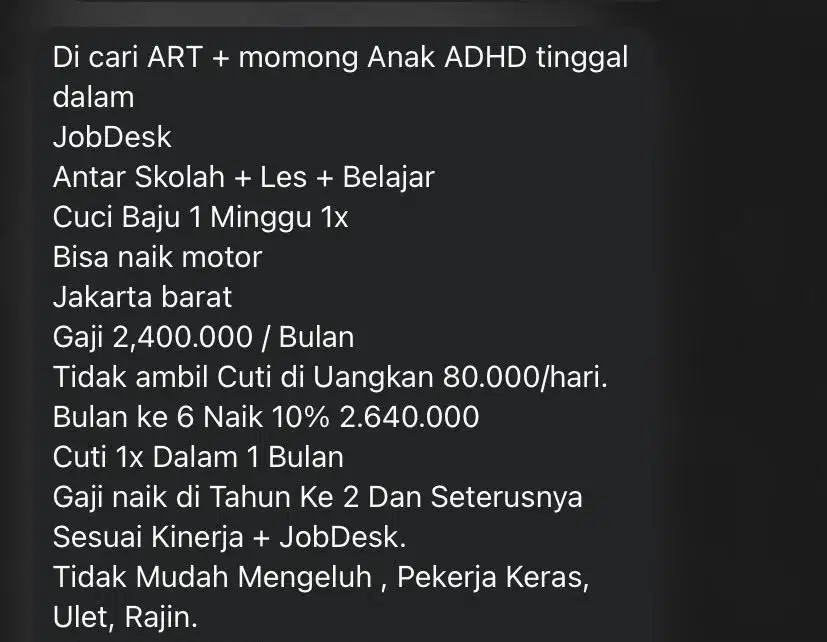DI CARI ART + Momong anak ADHD
