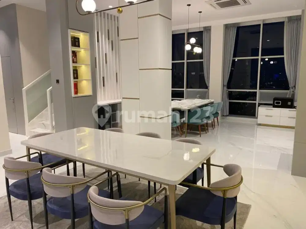 Apartment 3+1 BR Furnished Cantik Siap Huni Somerset Permata Hijau Jakarta Selatan