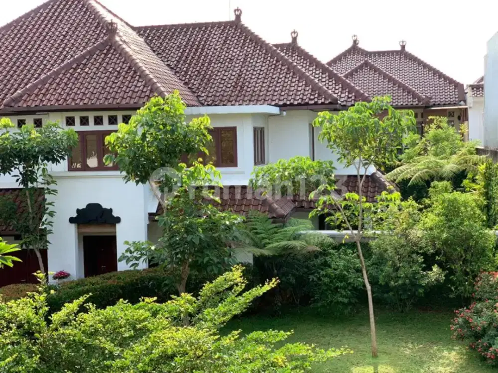 DIJUAL Rumah Asri Balinese Vibe Cirendeu Jakarta Selatan