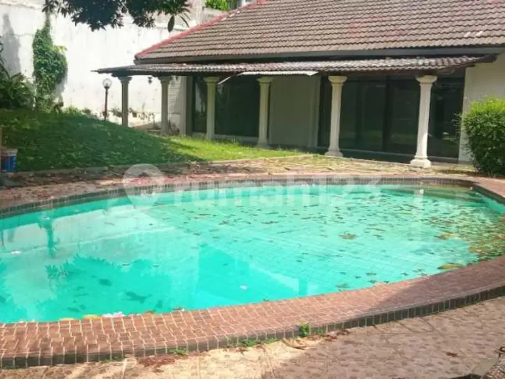 Rumah 1 Lantaishm Ada Swimming Pool di Kemang Raya Mampang Prapatan Jaksel