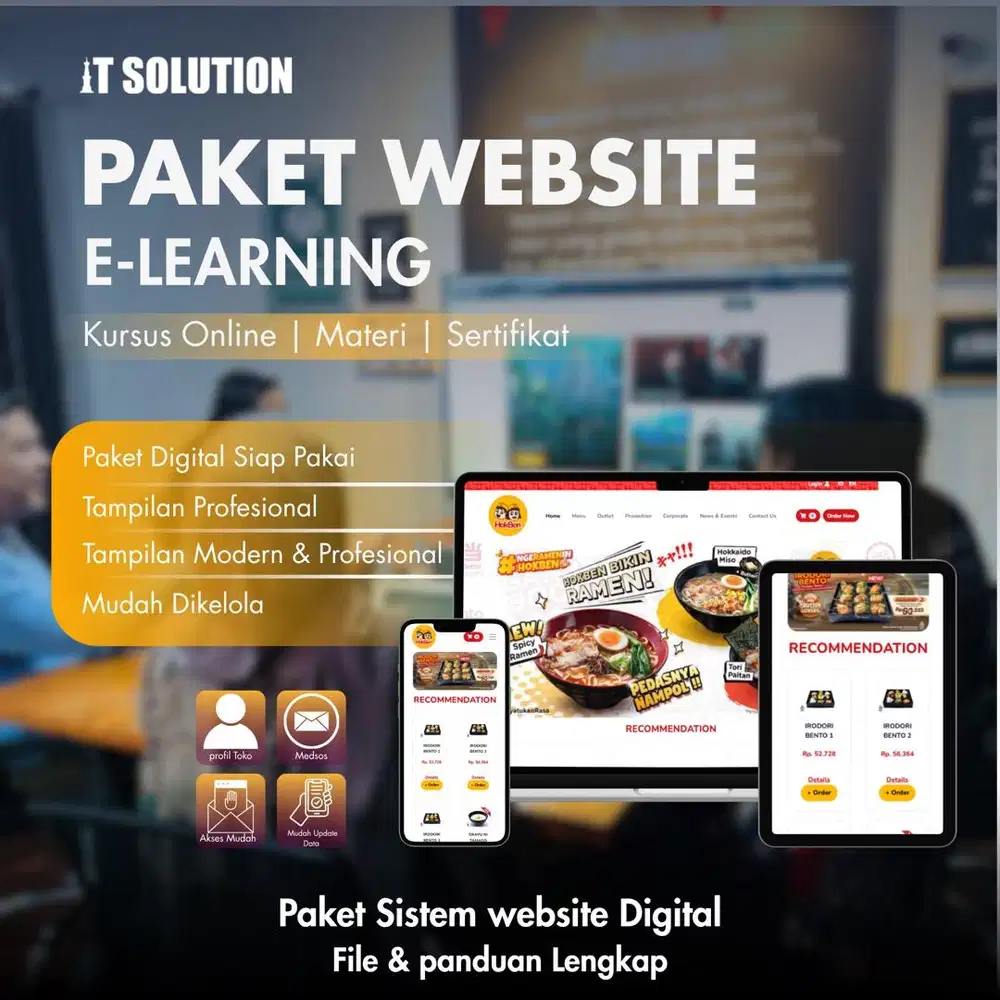 Pembuatan Website E-Learning Profesional