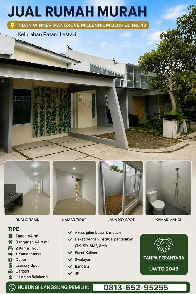 Rumah Minimalis Strategis Siap Huni - Tiban, Batam.