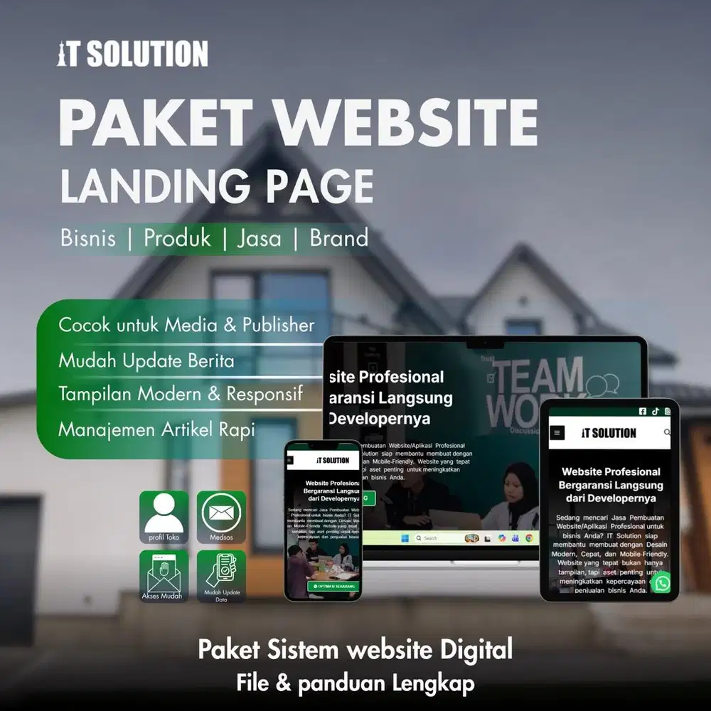 Pembuatan Landingpage Profesional dan Bergaransi