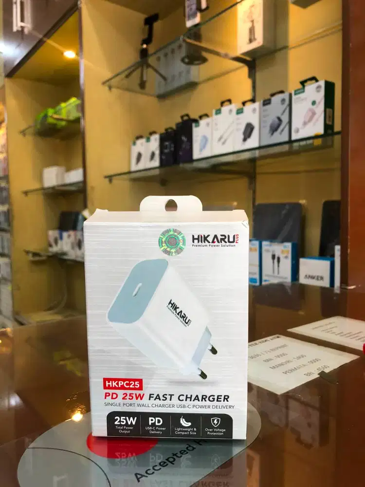 Hikaru HKPC25 Adapter Charger USB-C PD 25W Fast Charger