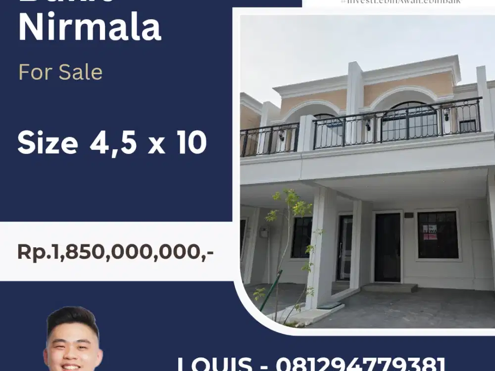 JUAL RUMAH BUKIT NIRMALA PIK2