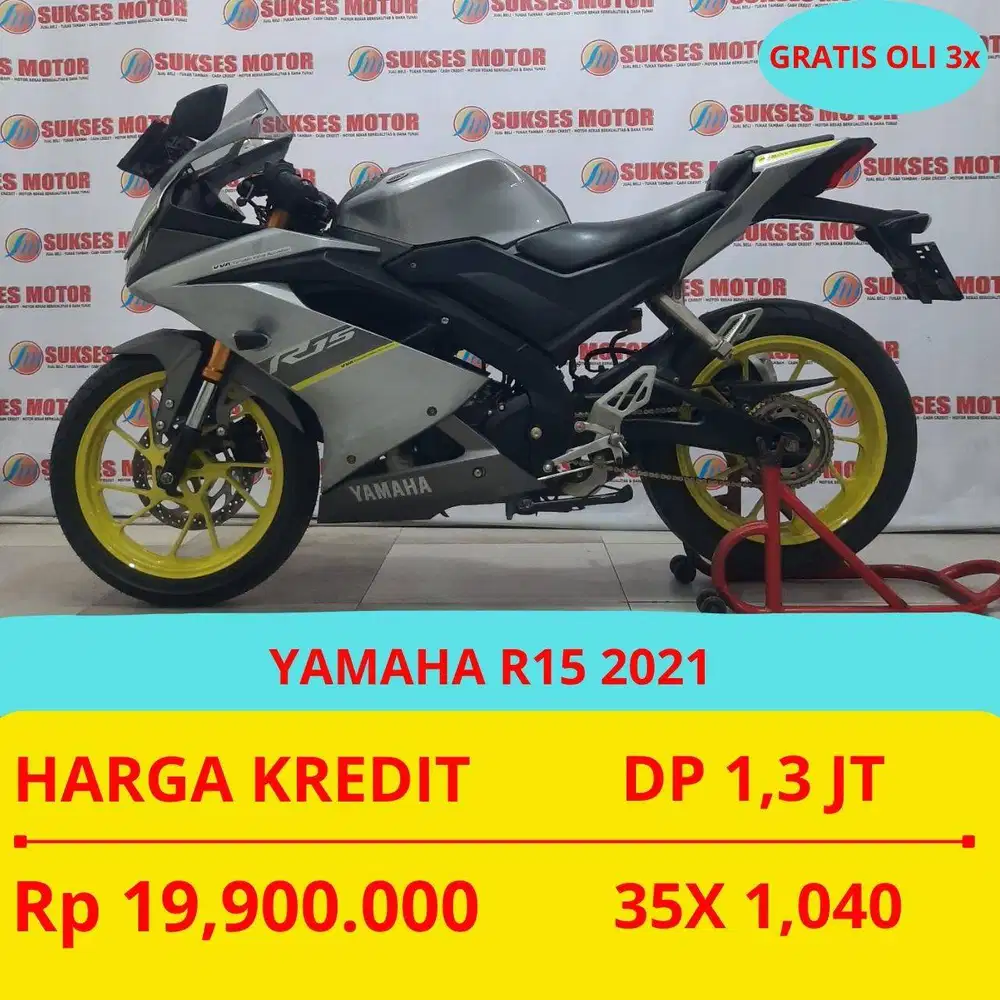 YAMAHA R15 2021 DP MURAH 1,3 JUTA GUYS