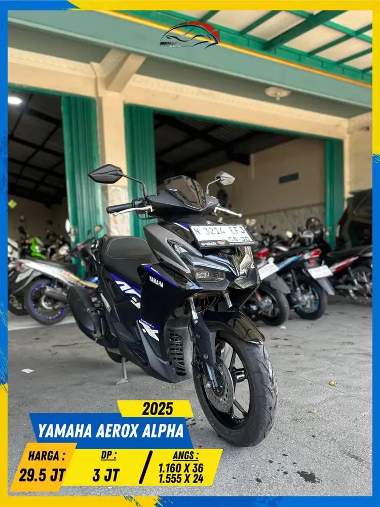 YAMAHA AEROX ALPHA 2025 BEKAS BERKUALITAS HIKMAH MOTOR KEPUH MALANG
