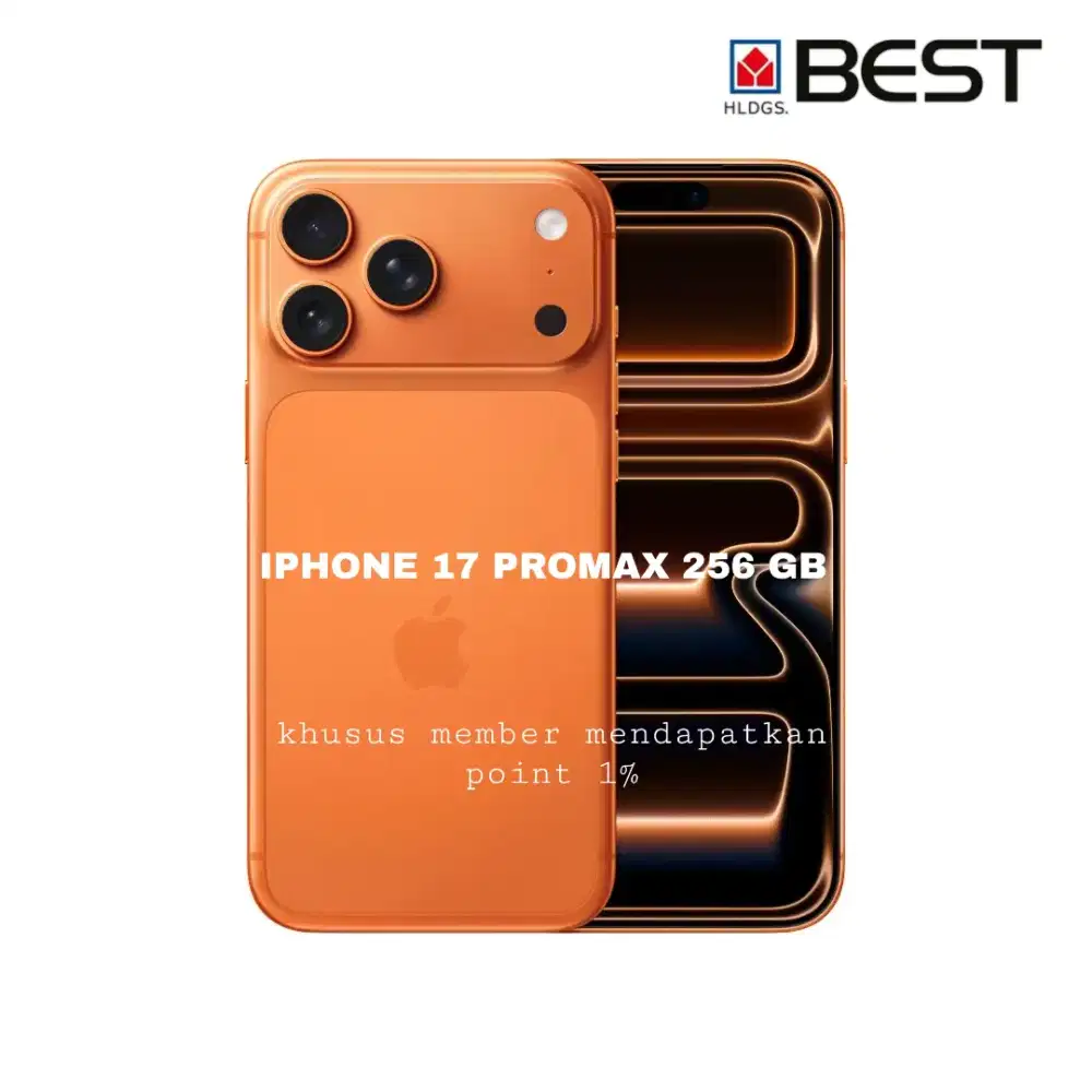 IPHONE 17 PROMAX 256 GB
