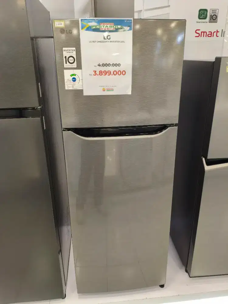 Cash & Kredit Kulkas LG GNB222SFIF Inverter 220L