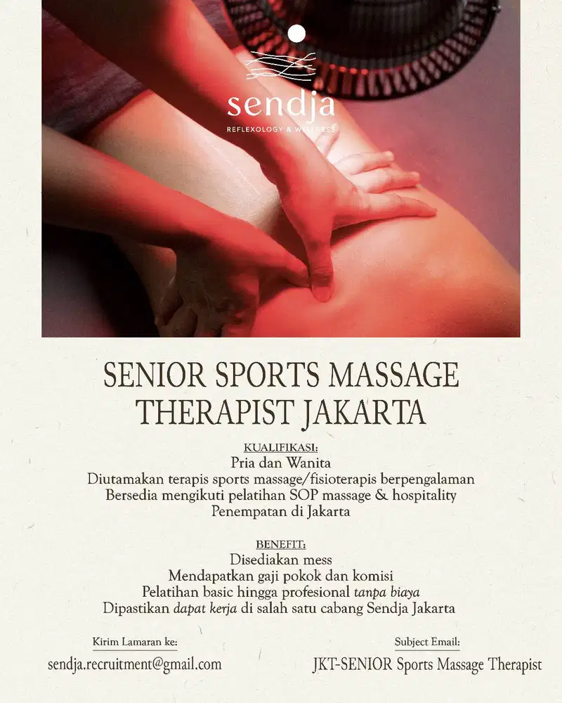 Senior Terapis Sports Massage