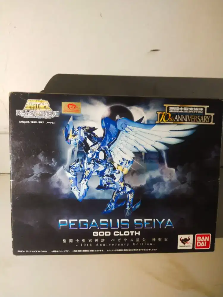 Saint Seiya SCM Pegasus Seiya god cloth 10th Aniversary edition BIB