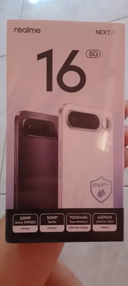 Realme 16 5g buka bungkus