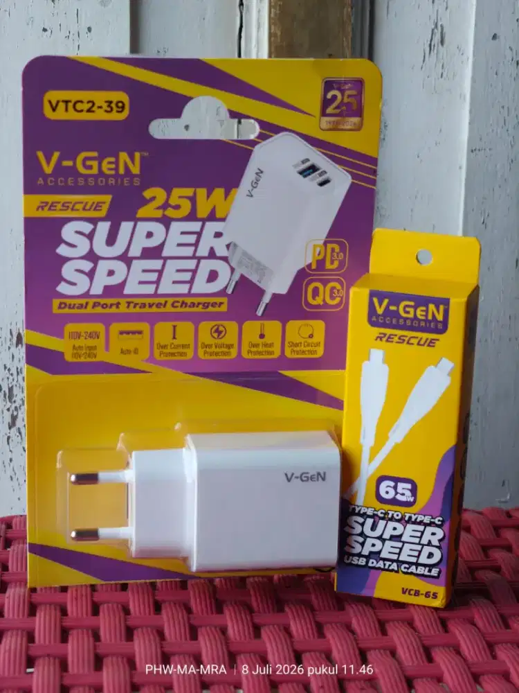 Charger Vgen 25watt ( COD JOGJA )