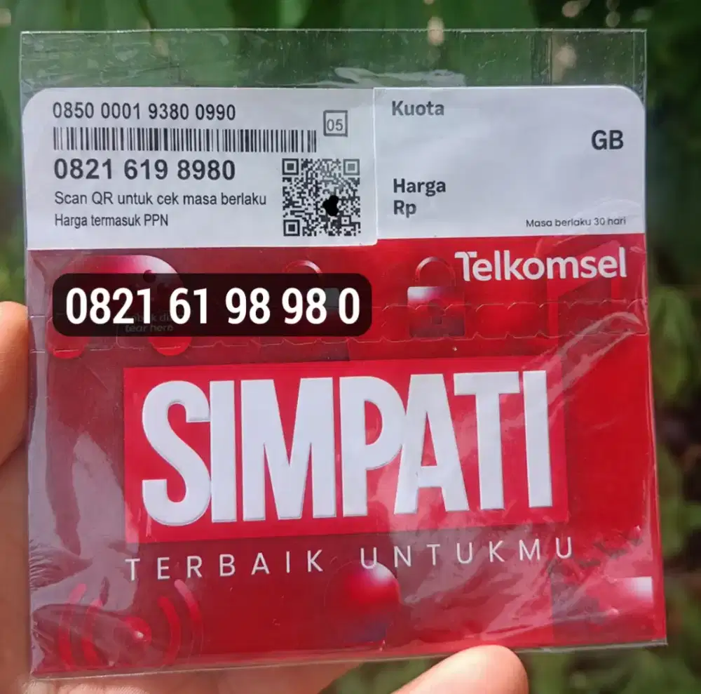 Kartu Telkomsel 11 Digit Nomor Rapi Cantik (Kuota 3 GB)