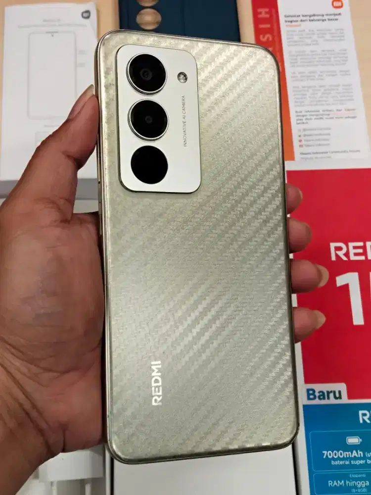 Redmi 15 ram 8/128 fullset ori no minus
Masih bergaransi