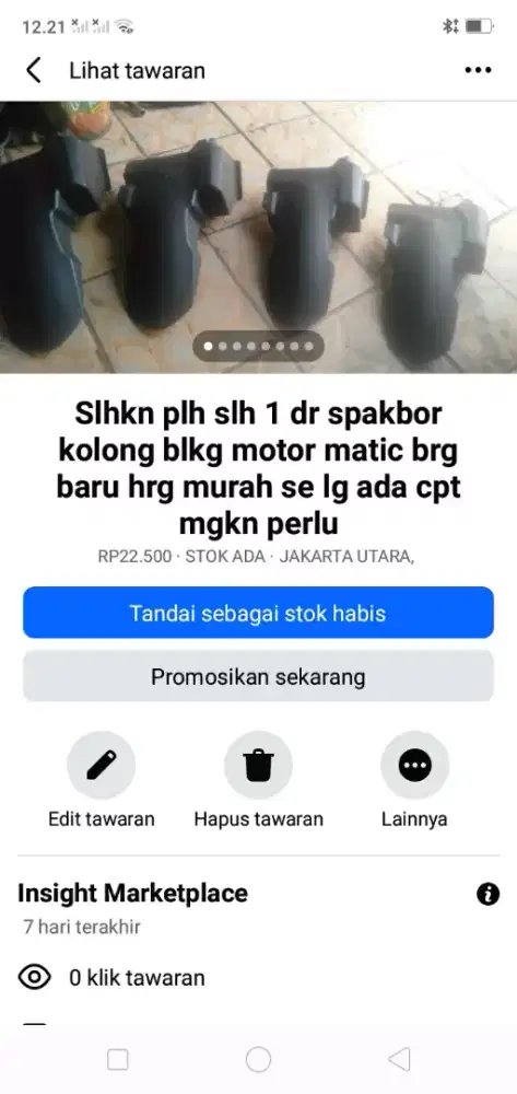 Slhkn plh slh 1 dr spakbor blkg brg baru hrg murah se lg ada cpt yah