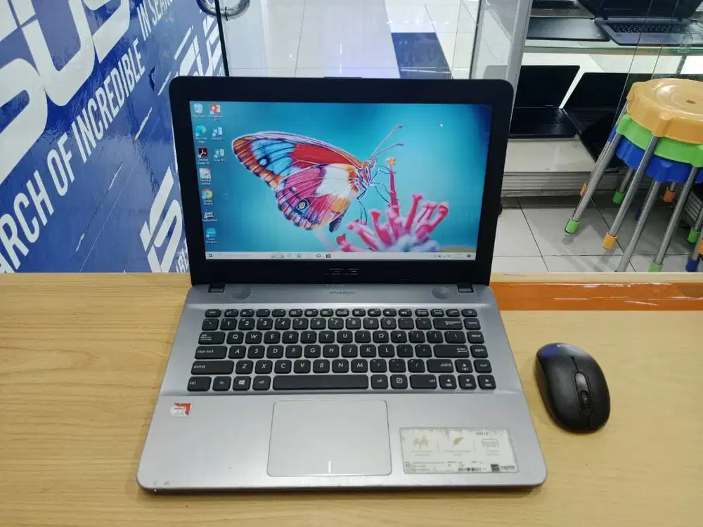 DILIRIK LAPTOP ASUS X441B RAM 4G HDD 1000GB SIAP PAKAI SEKOLAH