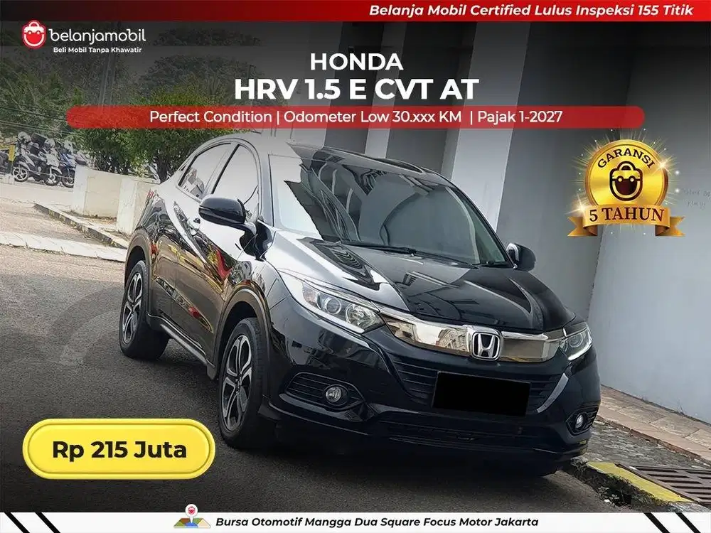 [ LOW KM 30RB ] Honda HRV HR-V HR V 1.5 E CVT AT 2021/2022