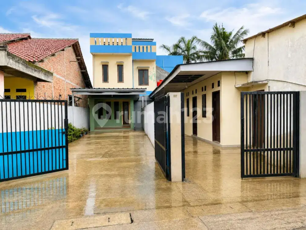 Rumah Plus Kontrakan 6 Pintu, Harga Murah, Limo - Cinere, Depok