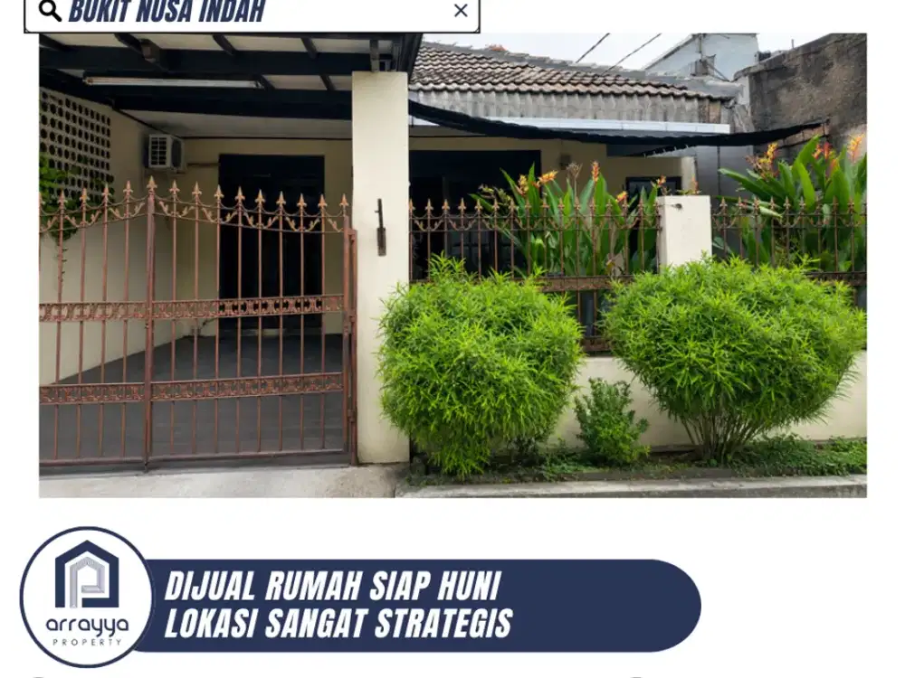 DIJUAL RUMAH SIAP HUNI BUKIT NUSA INDH (AR90)