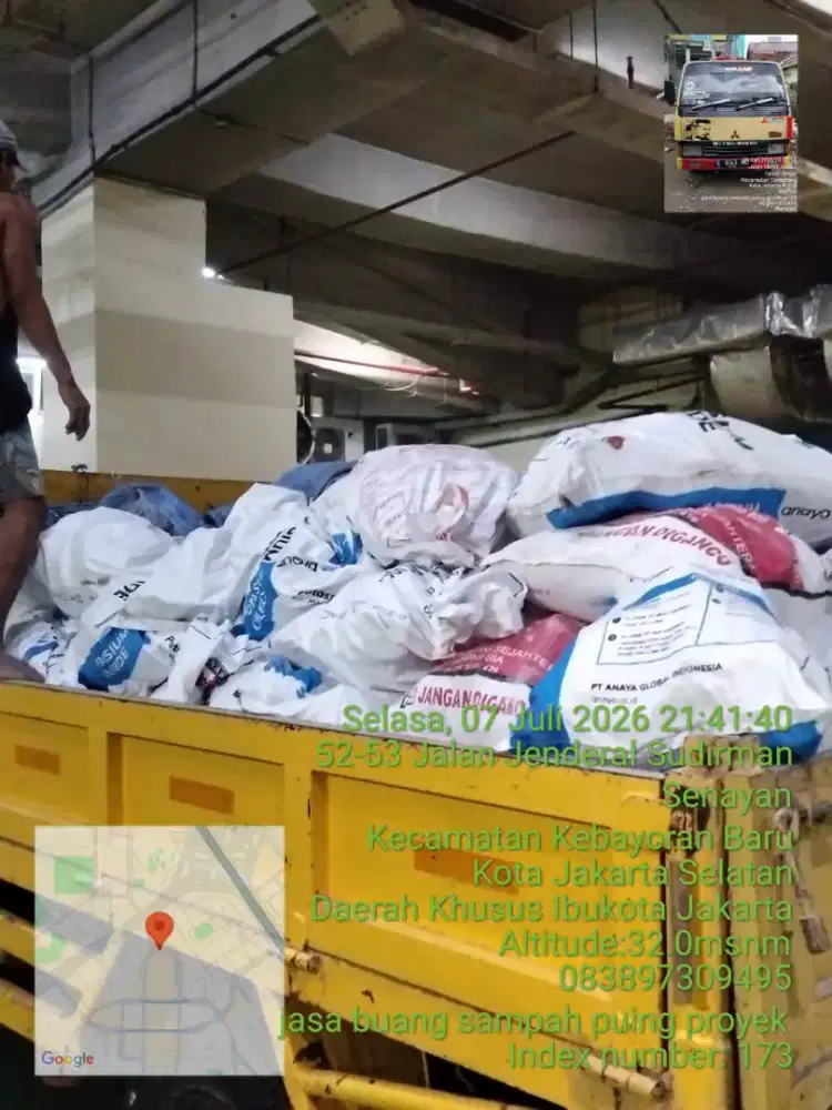 Jasa buang puing dan pengurugan
