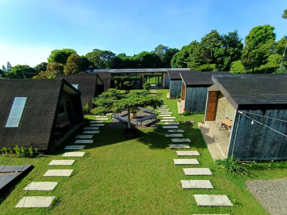 DIJUAL VILLA KOMERSIAL DCABIN VIEW KEBUN TEH PAGAR ALAM