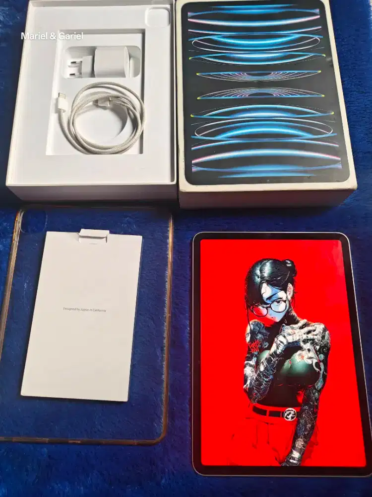 iPad Pro M2 128gb Wifi iBox resmi PA/a 4th Gen 4 Fullset Original