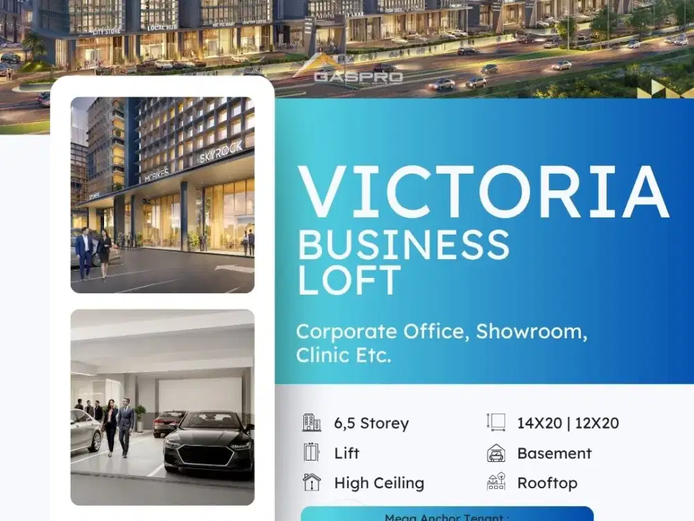 Victoria Central District Business Loft Cbd Gading Serpong! Ekspansikan Bisnis Anda Sekarang!