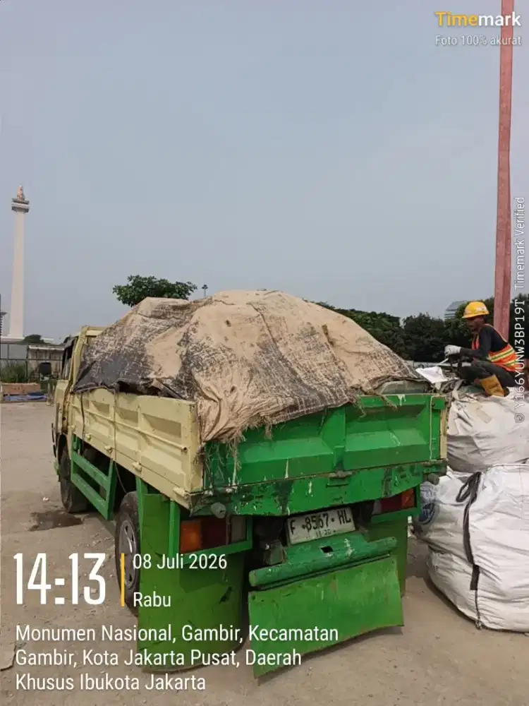 Jasa buang puing sampah dan urugan