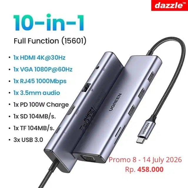 USB HUB Ugreen 10 in 1/15601