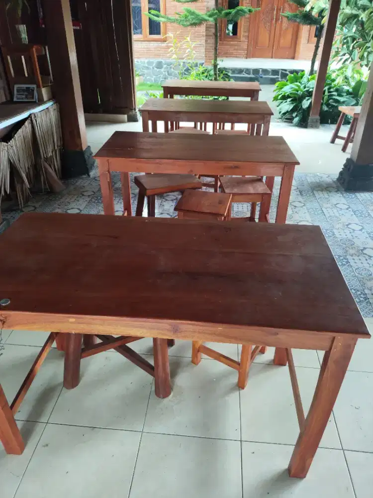 5 SET MEJA + KURSI
