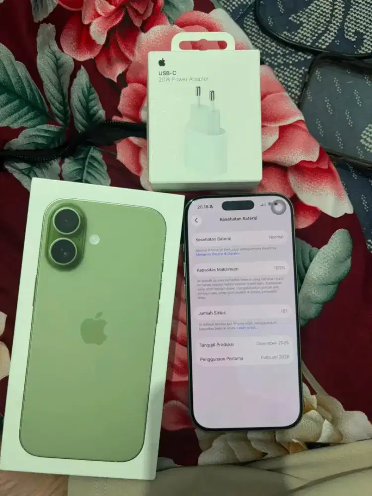 Iphone 17 256Gb Basic Hijau Sage