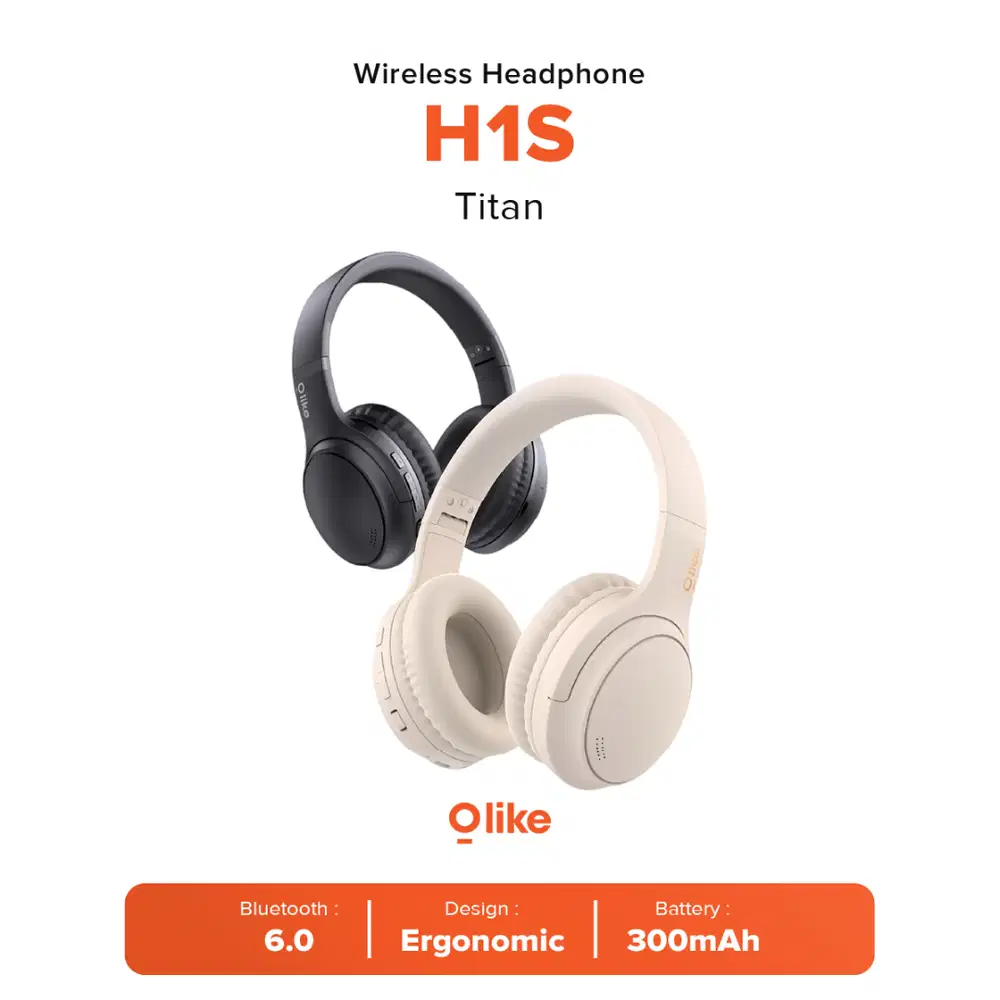 Olike H1S Titan Bluetooth 6.0 Lightweight Portable Wireless Headphone