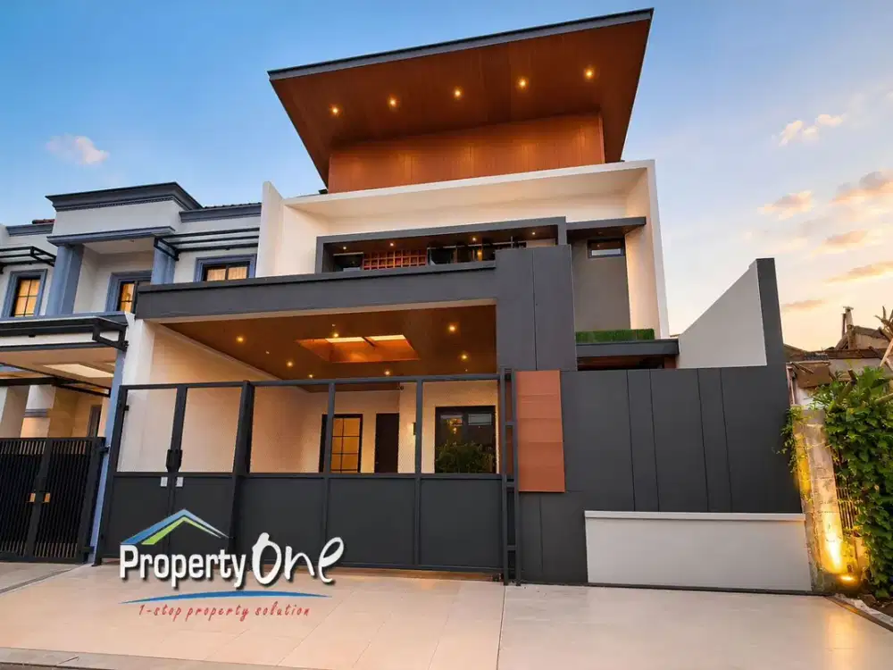 Jual Rumah Mewah Dengan Konsep Modern Dan Tropis Style 2 Lantai Di Griya Loka Dekat Akses KRL Rawa Buntu, Tol BSD, Dan Lokasi Strategis Lainnya