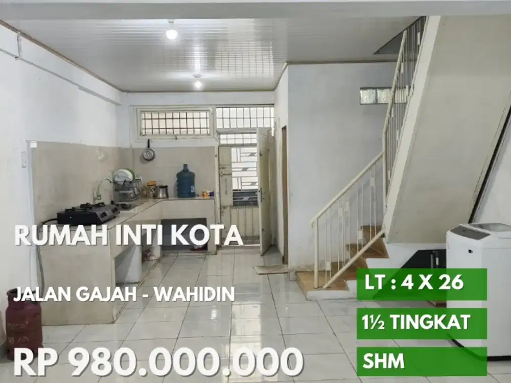 ruko inti kota jalan gajah daerah wahidin dan hos cokroaminoto