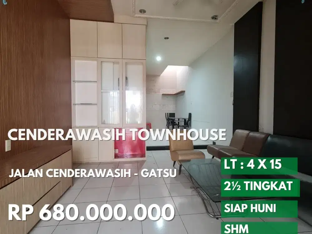 Cenderawasih townhouse daerah gatot subroto - ringroad